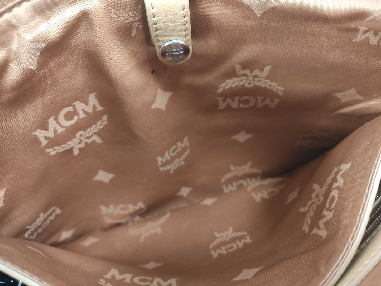 MCM SG-MCM Leather Clutch bag Brown Second bag