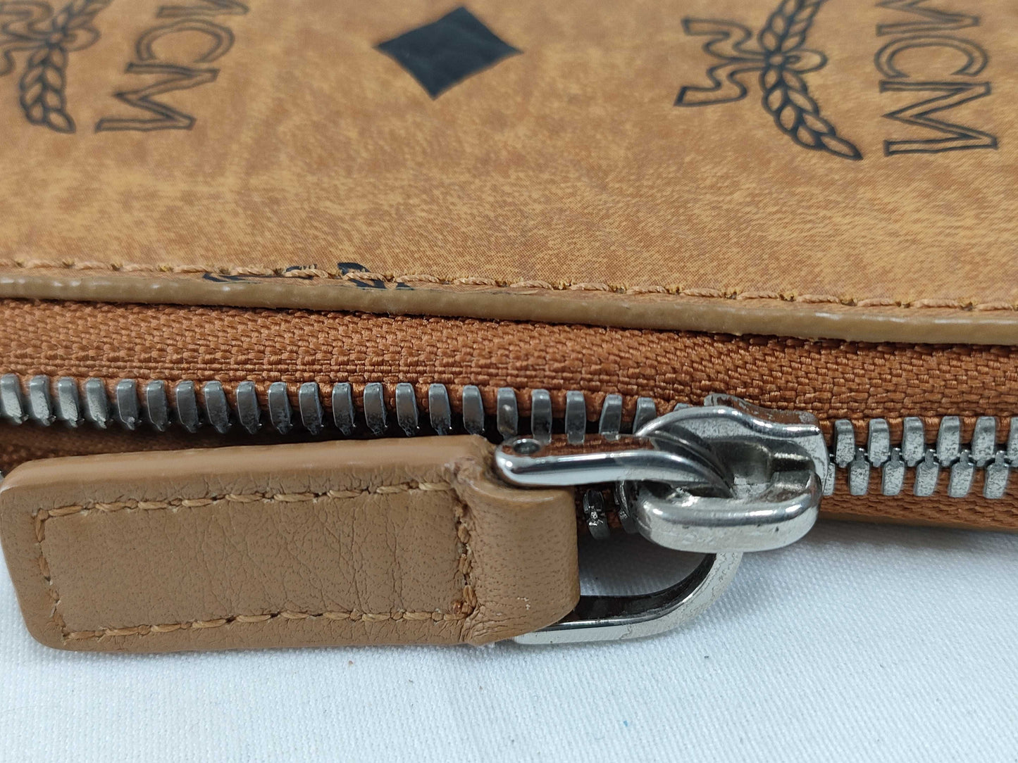 MCM SG-MCM Leather Clutch bag Brown Second bag