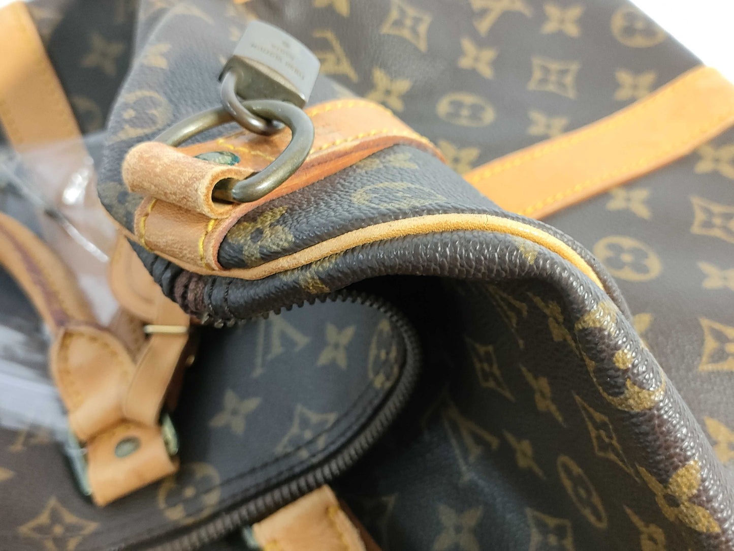 LOUIS VUITTON M41416 Monogram Louis Vuitton Monogram Keepall Bandouliere 50 M41416 SD051 Brown Boston Bag