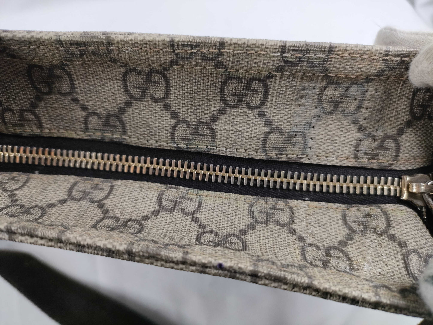 GUCCI GG Supreme ID-Gucci GG Supreme Shoulder Bag Beige 201538 Shoulder Bag