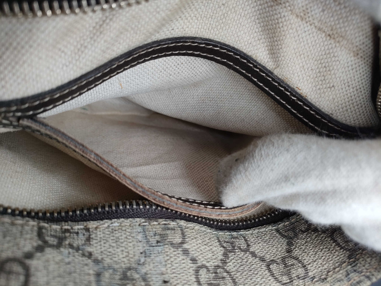 GUCCI GG Supreme ID-Gucci GG Supreme Shoulder Bag Beige 201538 Shoulder Bag
