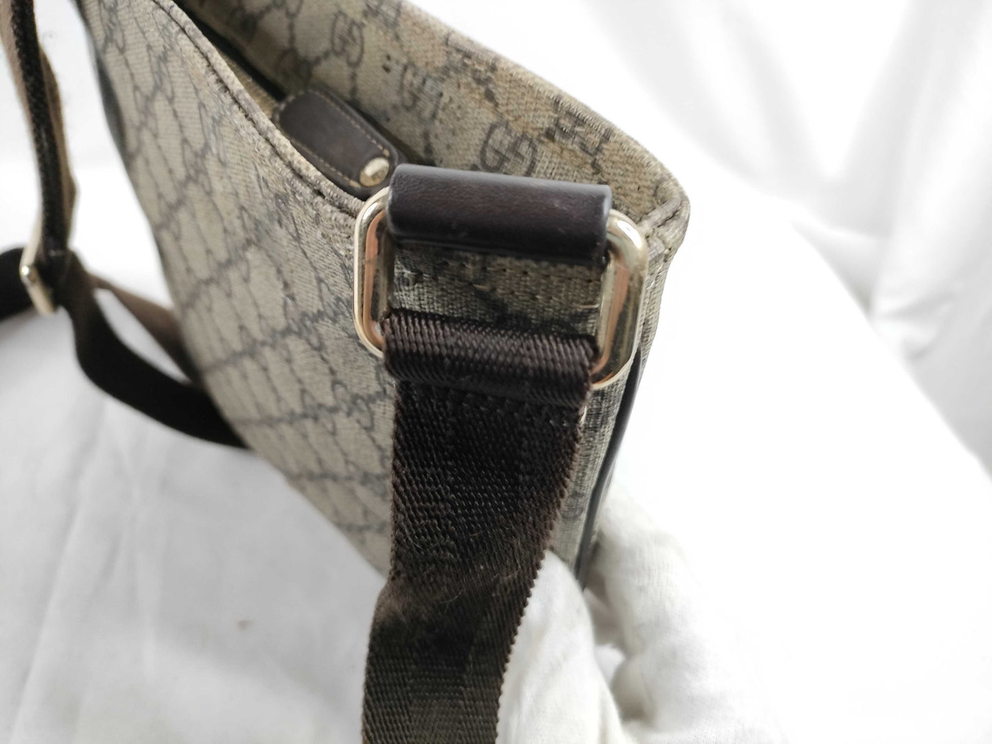 GUCCI GG Supreme ID-Gucci GG Supreme Shoulder Bag Beige 201538 Shoulder Bag