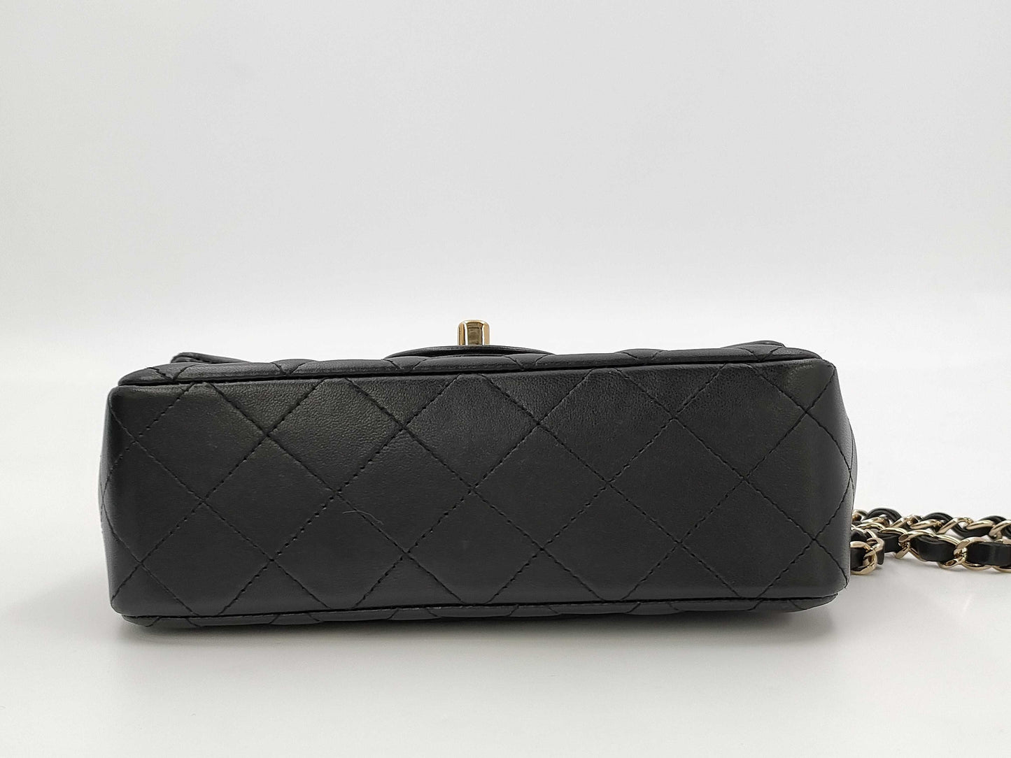 CHANEL Mini Ram Black GP Shoulder Bag