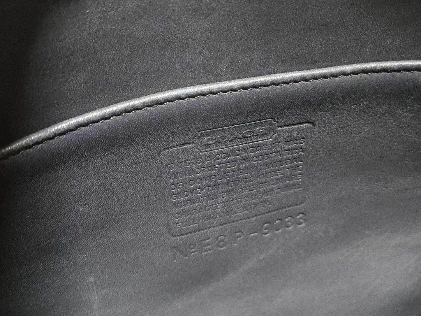 COACH One-Shoulder Leather Shoulder Bag