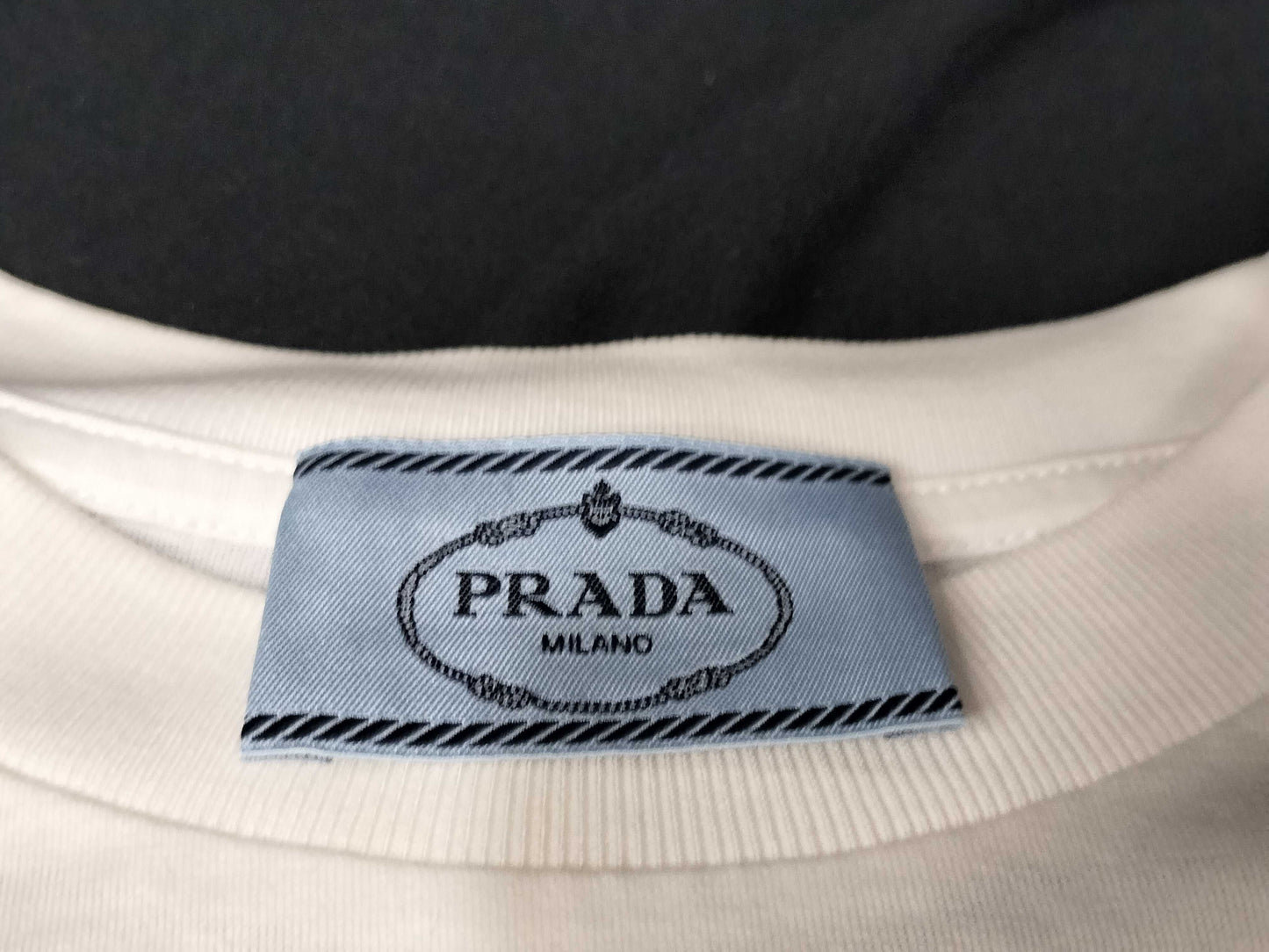 PRADA Triangle Logo T-Shirt