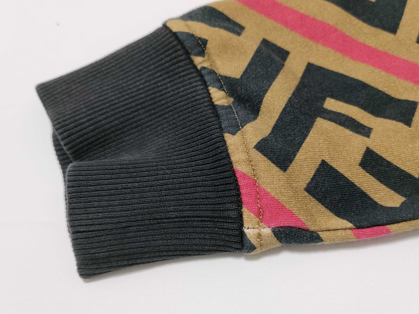 FENDI Zucca print sweatshirt for men, current tag.