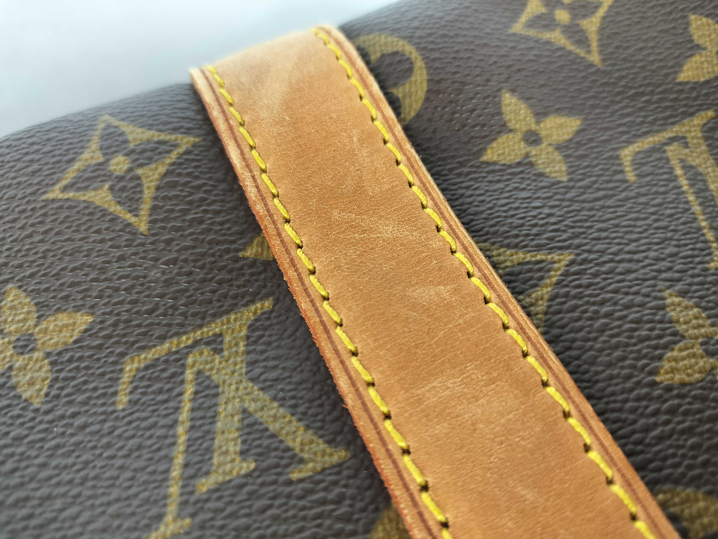 LOUIS VUITTON M41416 Monogram Louis Vuitton Keepall Bandouliere 50 M41416 VI8912 Boston Bag