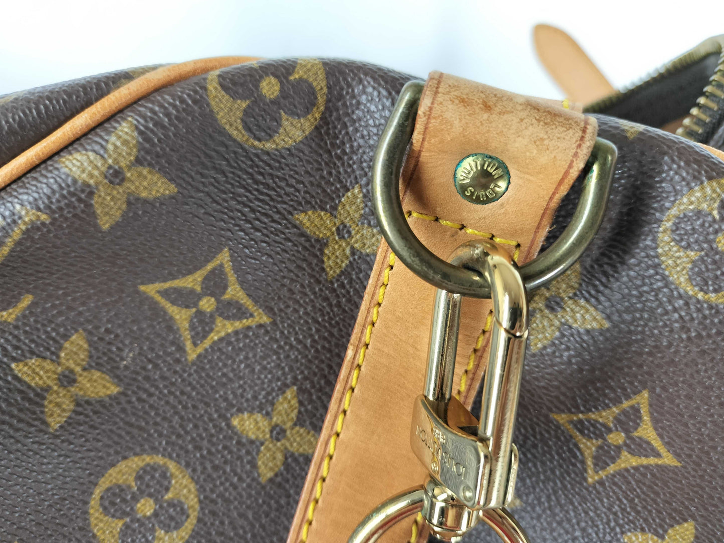 LOUIS VUITTON M41416 Monogram Louis Vuitton Keepall Bandouliere 50 M41416 VI8912 Boston Bag