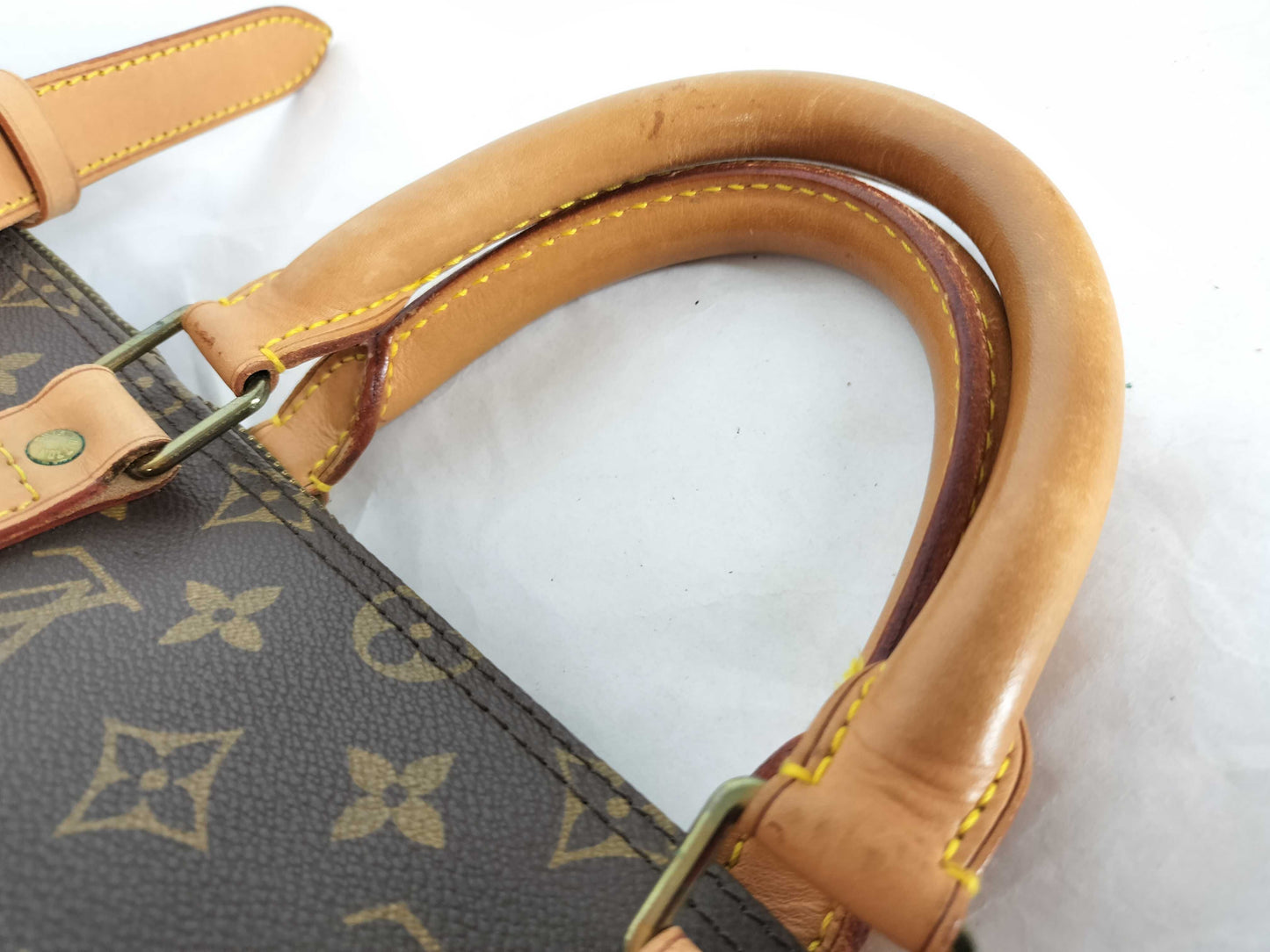 LOUIS VUITTON M41416 Monogram Louis Vuitton Keepall Bandouliere 50 M41416 VI8912 Boston Bag