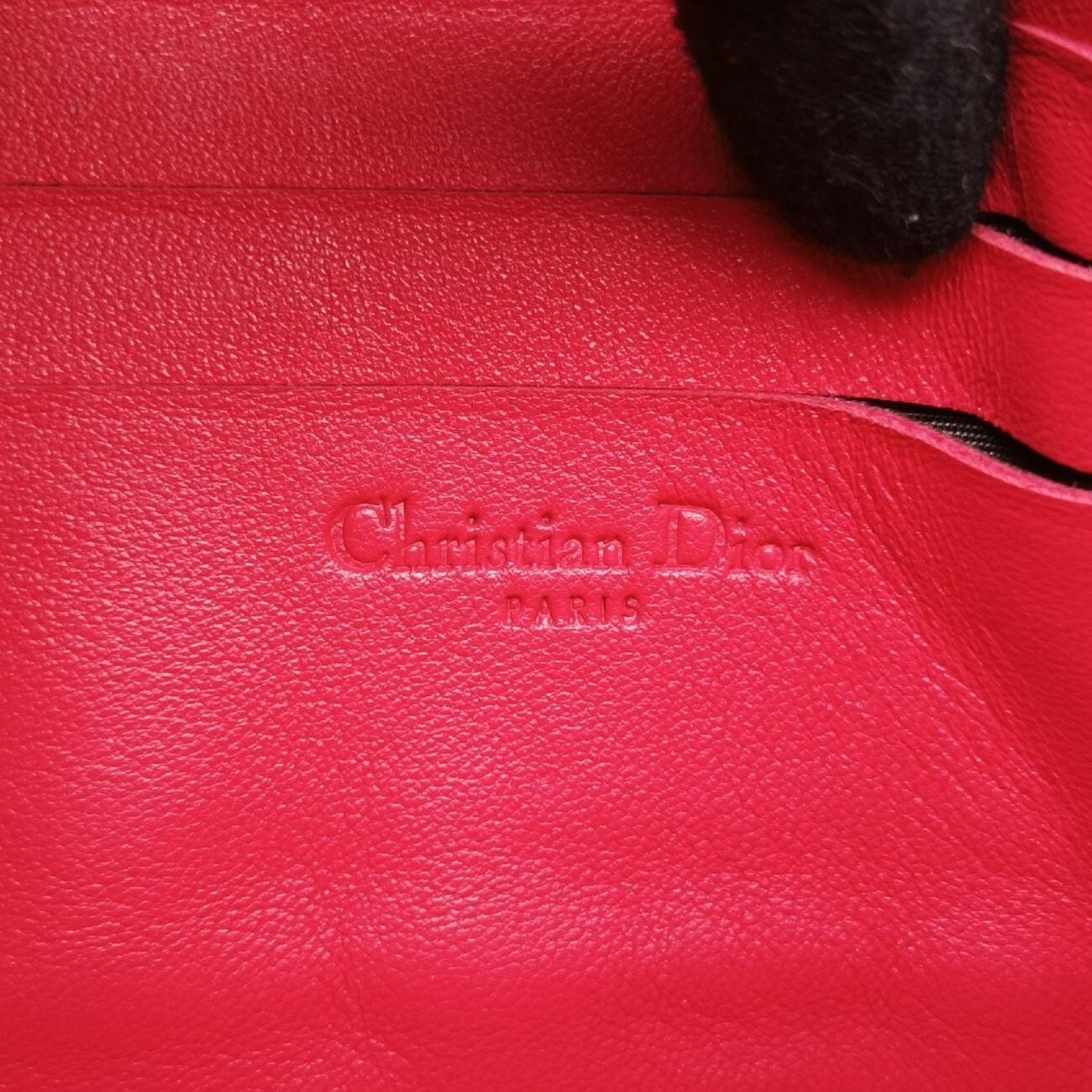 Dior Lady Dior Cannage Orange Patent 02-LUA-1110 Shoulder Bag