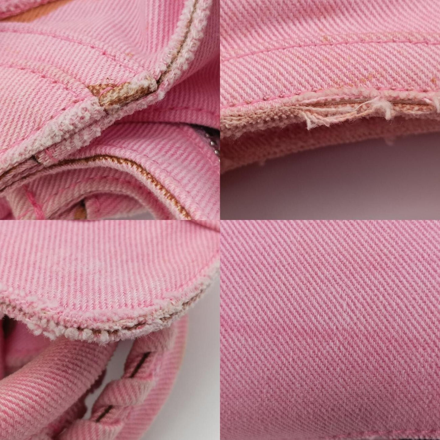 BALENCIAGA Neo Cagoule XS Pink Denim Shoulder Bag 700940.5809.R.562481