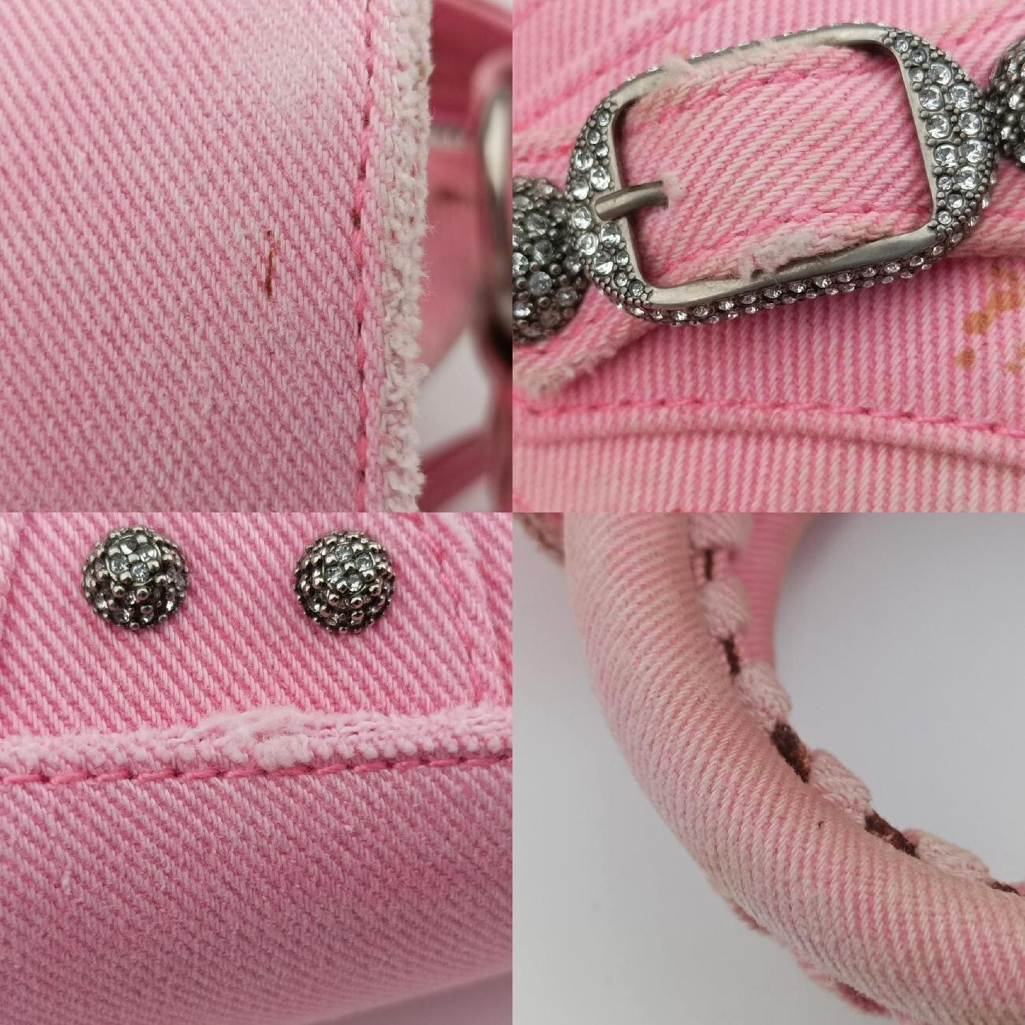 BALENCIAGA Neo Cagoule XS Pink Denim Shoulder Bag 700940.5809.R.562481