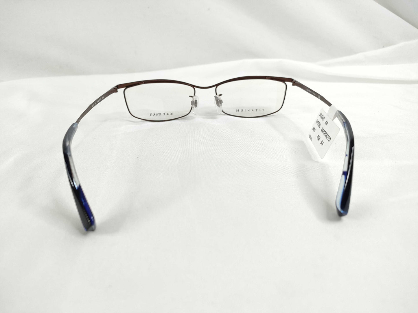 Alain Mikli Glasses 0A02032TD 004 Titanium Brown Sunglasses