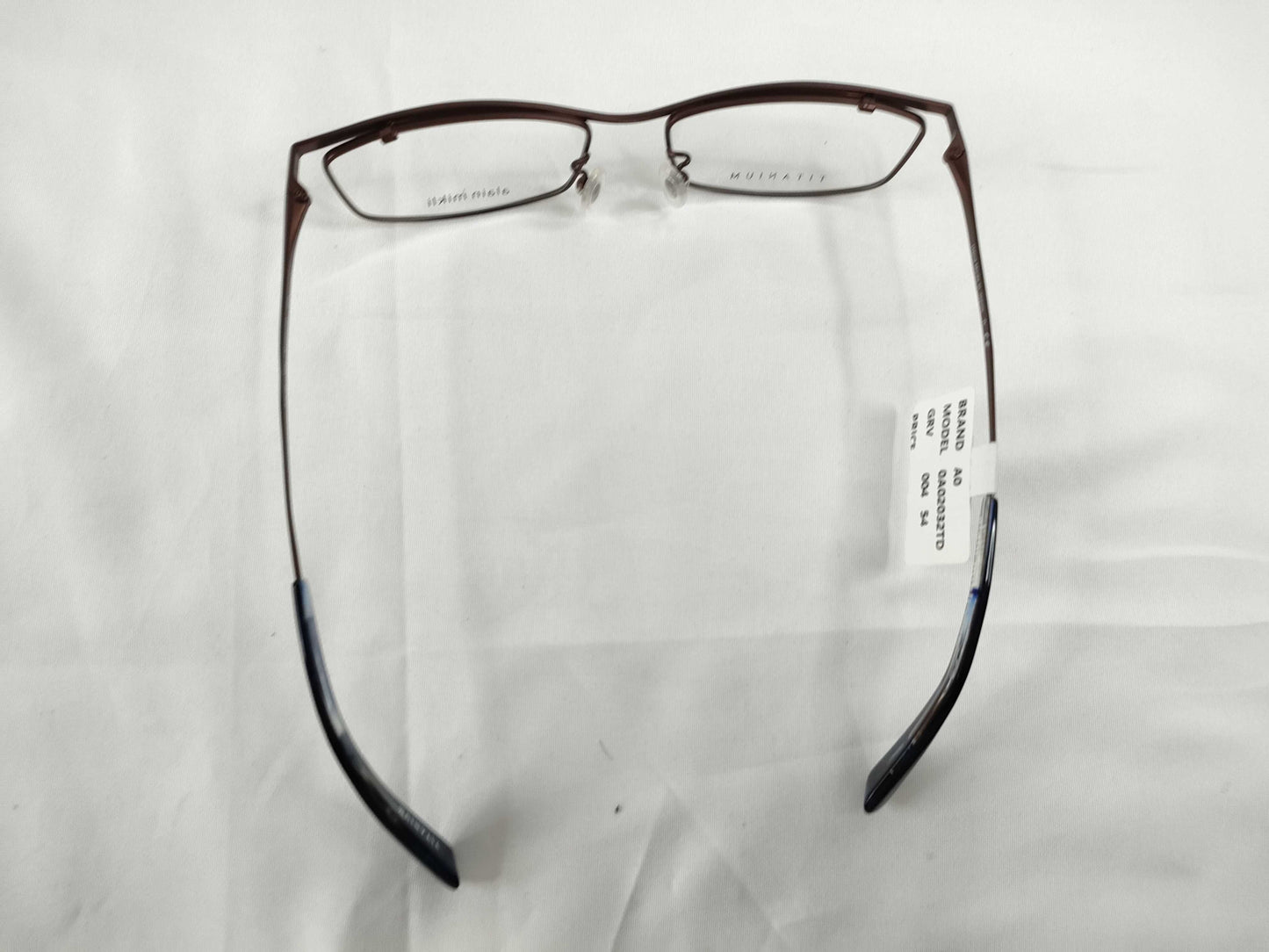 Alain Mikli Glasses 0A02032TD 004 Titanium Brown Sunglasses