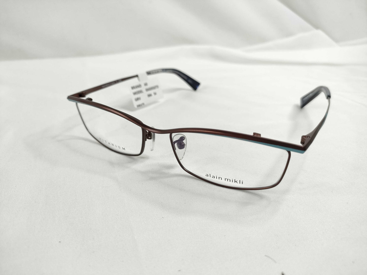 Alain Mikli Glasses 0A02032TD 004 Titanium Brown Sunglasses