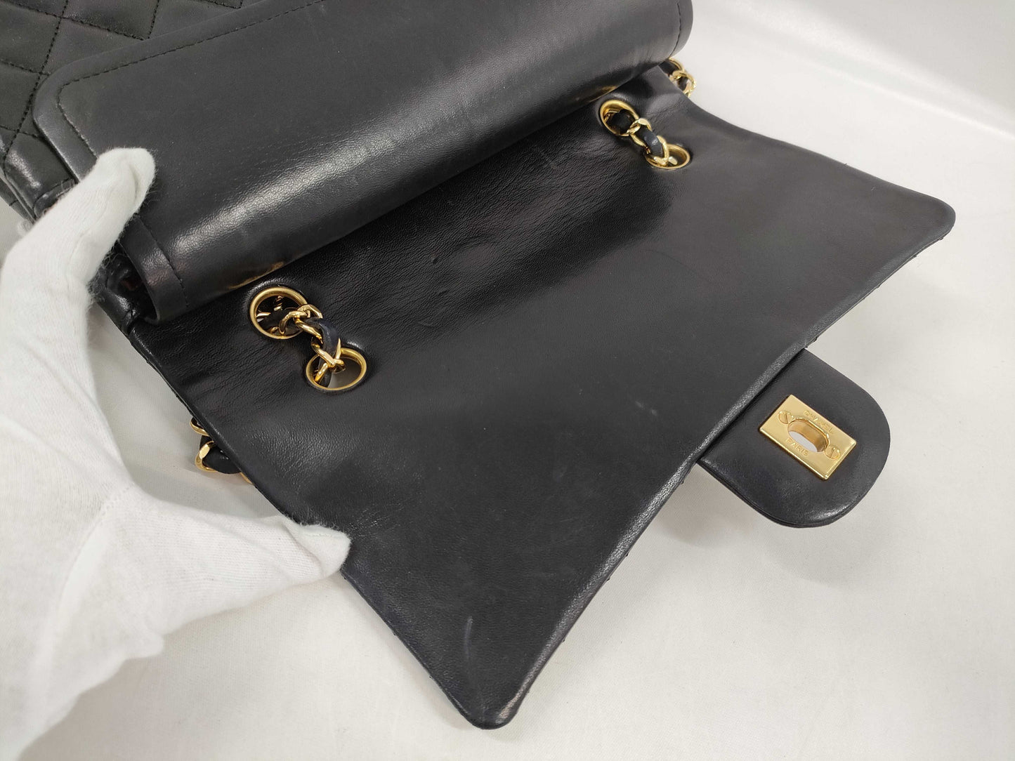 CHANEL CHANEL Matelasse Double Flap Shoulder Bag