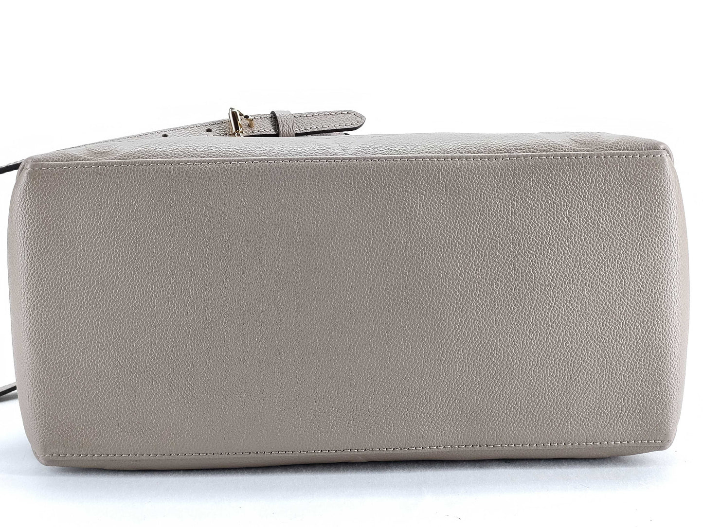 LOUIS VUITTON M45833 Monogram Empreinte Grand Palais MM M45833 Beige RFID Enabled Tote Bag