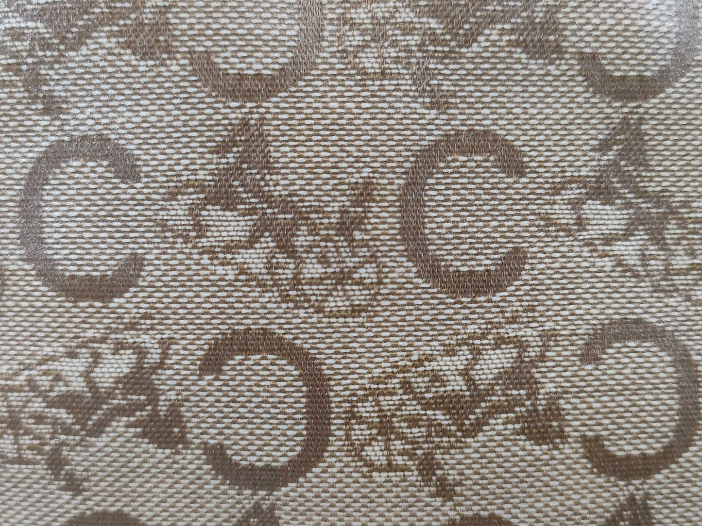 CELINE C Macadam PVC Second Bag M03 Brown