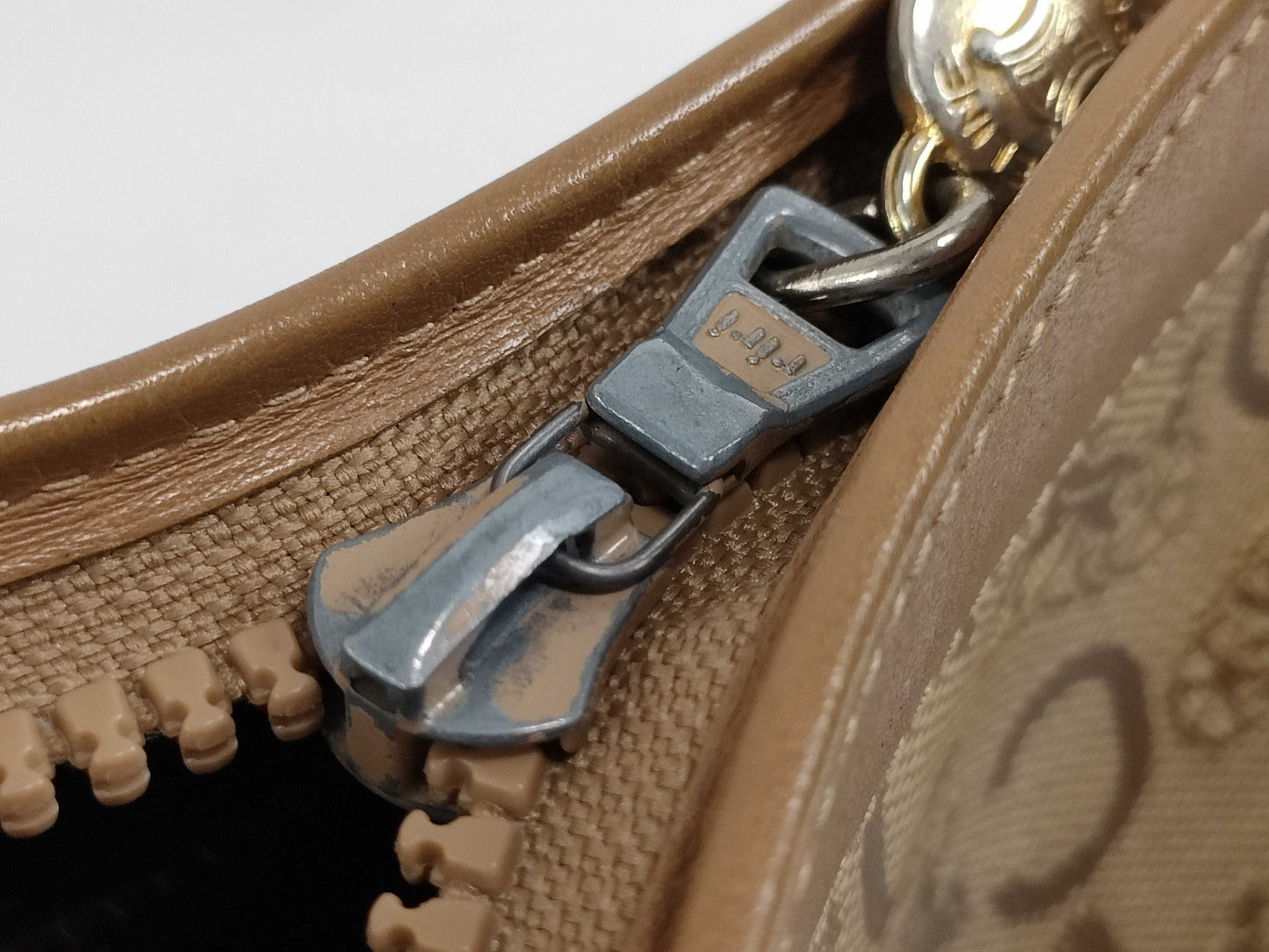 CELINE C Macadam PVC Second Bag M03 Brown