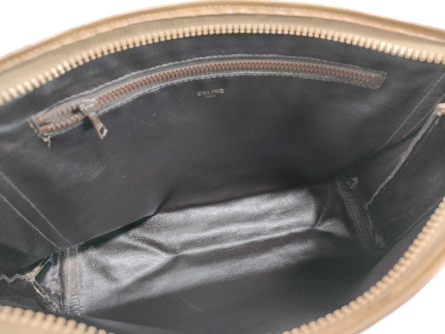 CELINE C Macadam PVC Second Bag M03 Brown