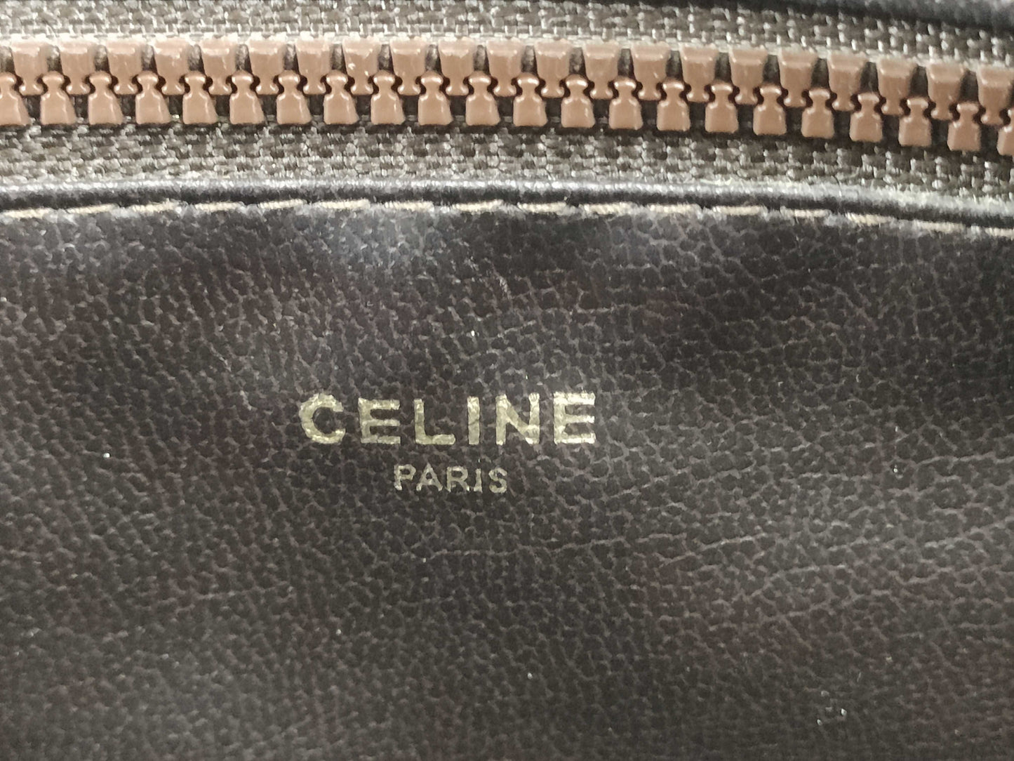 CELINE C Macadam PVC Second Bag M03 Brown