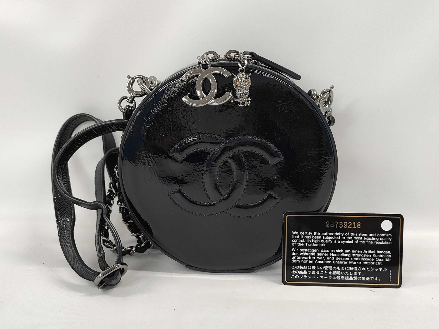 CHANEL CHANEL shoulder bag black shoulder bag