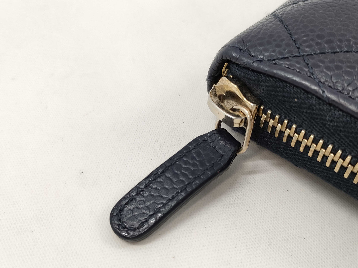 CHANEL CHANEL Second Bag Wallet Navy Wallet