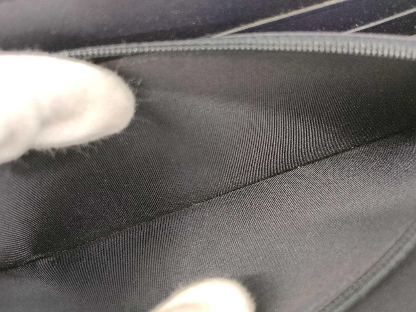 CHANEL CHANEL Second Bag Wallet Navy Wallet