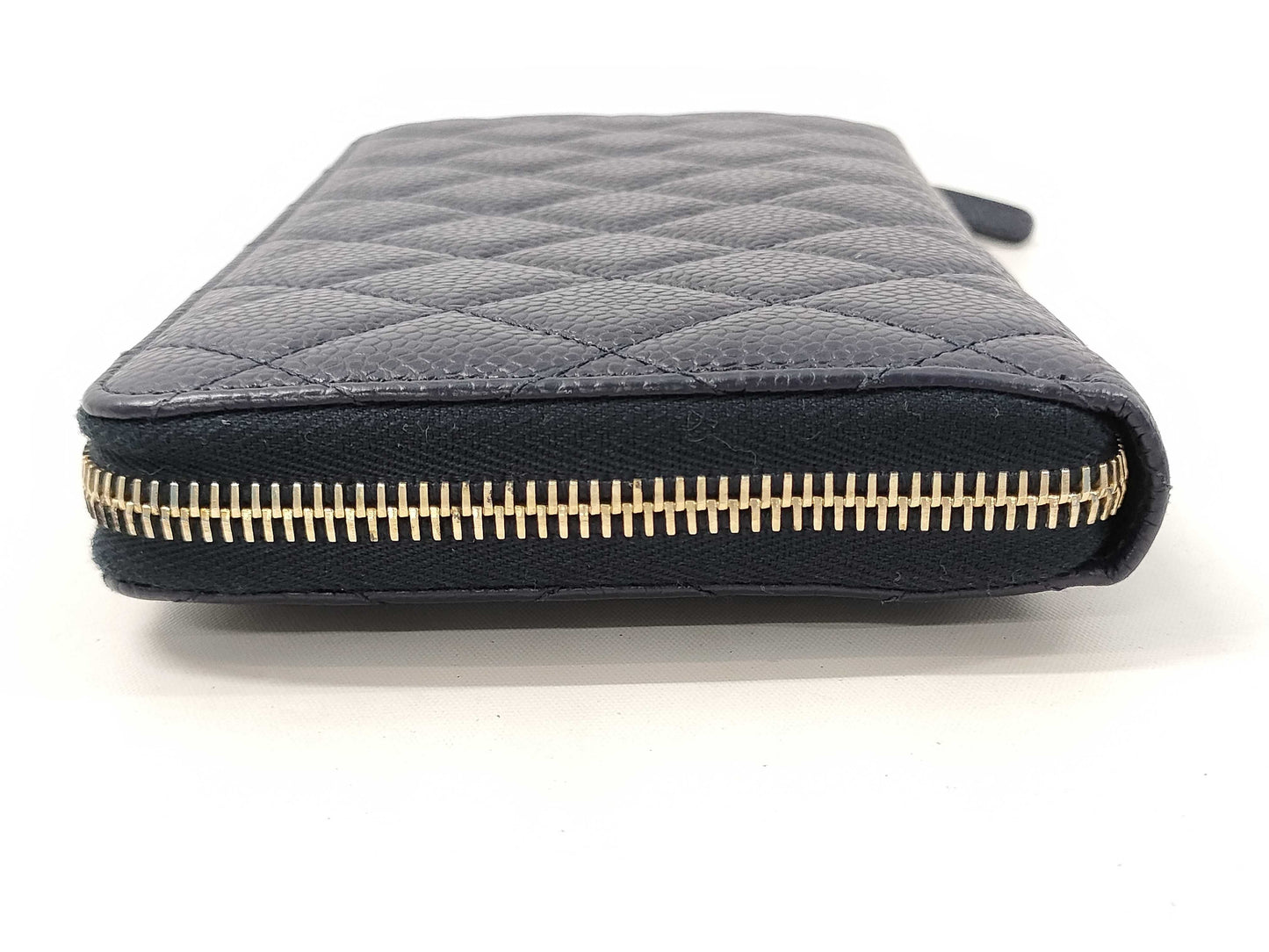 CHANEL CHANEL Second Bag Wallet Navy Wallet