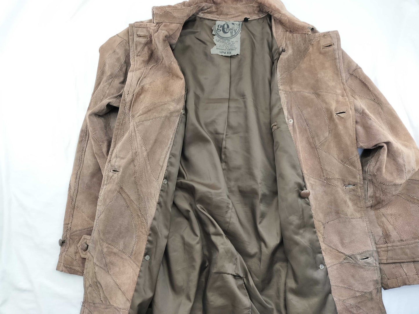 Arizona Tribes APACHE Leather Jacket Coat