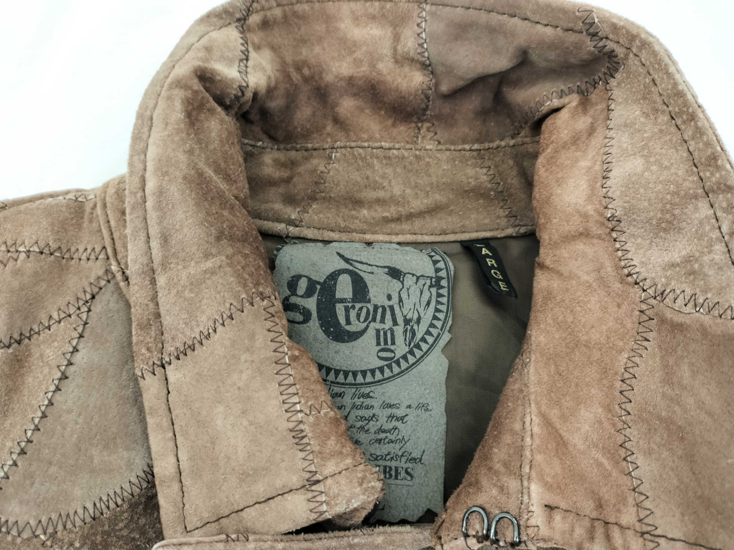 Arizona Tribes APACHE Leather Jacket Coat