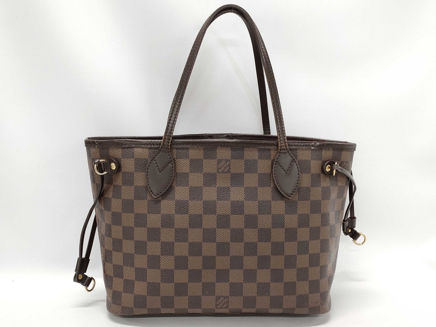 LOUIS VUITTON Damier Neverfull PM Tote Bag N41359 VI4170 Handbag