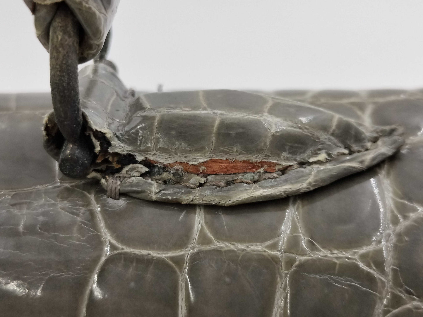 Morabito Scala Crocodile Handbag