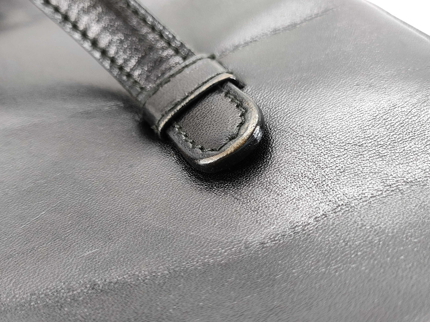 CELINE Leather Triomphe Shoulder Bag
