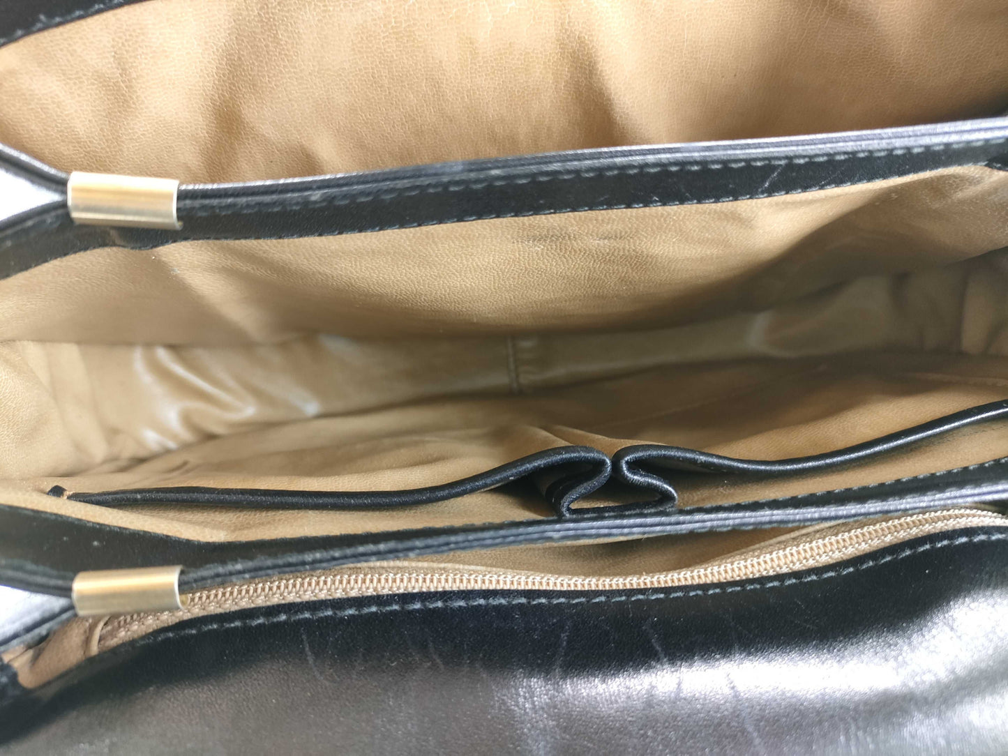 CELINE Leather Triomphe Shoulder Bag