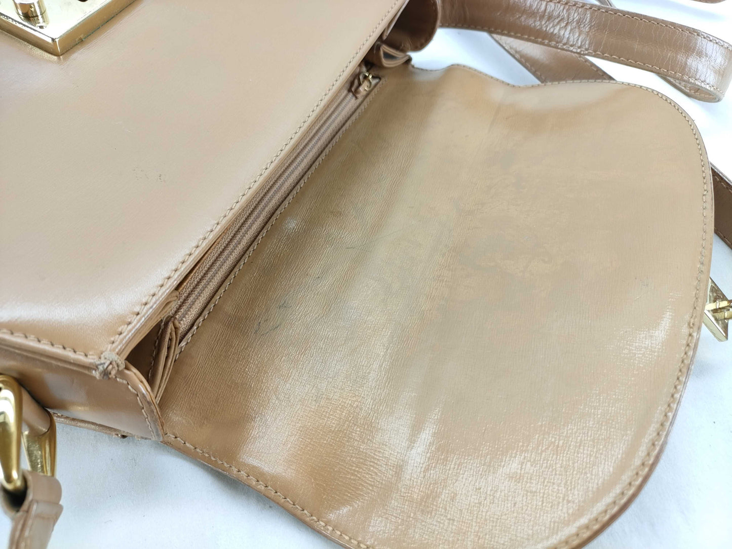 GUCCI Leather Shoulder Bag Shoulder Bag