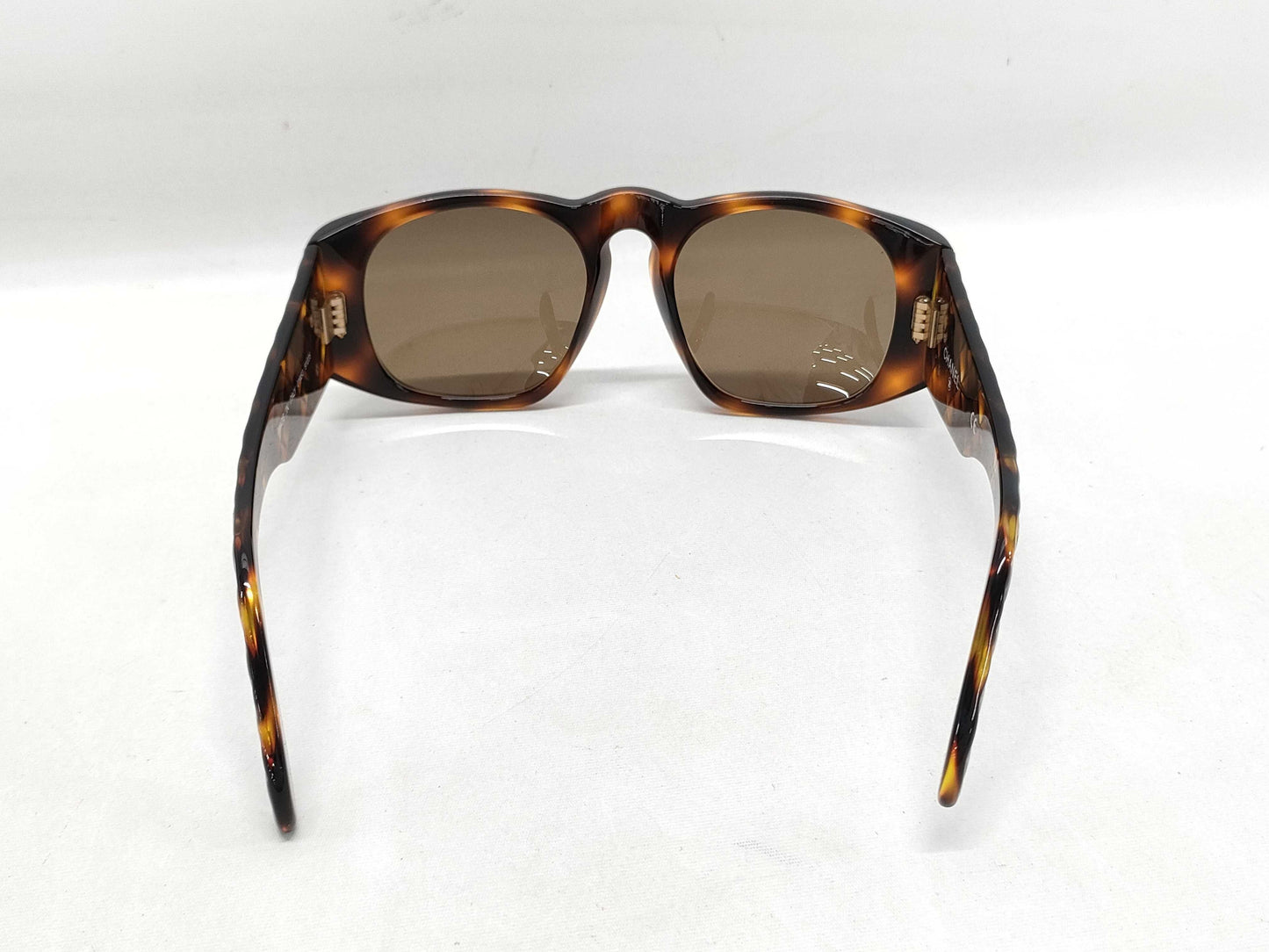 CHANEL Matelasse Coco Mark Tortoiseshell Sunglasses with Case