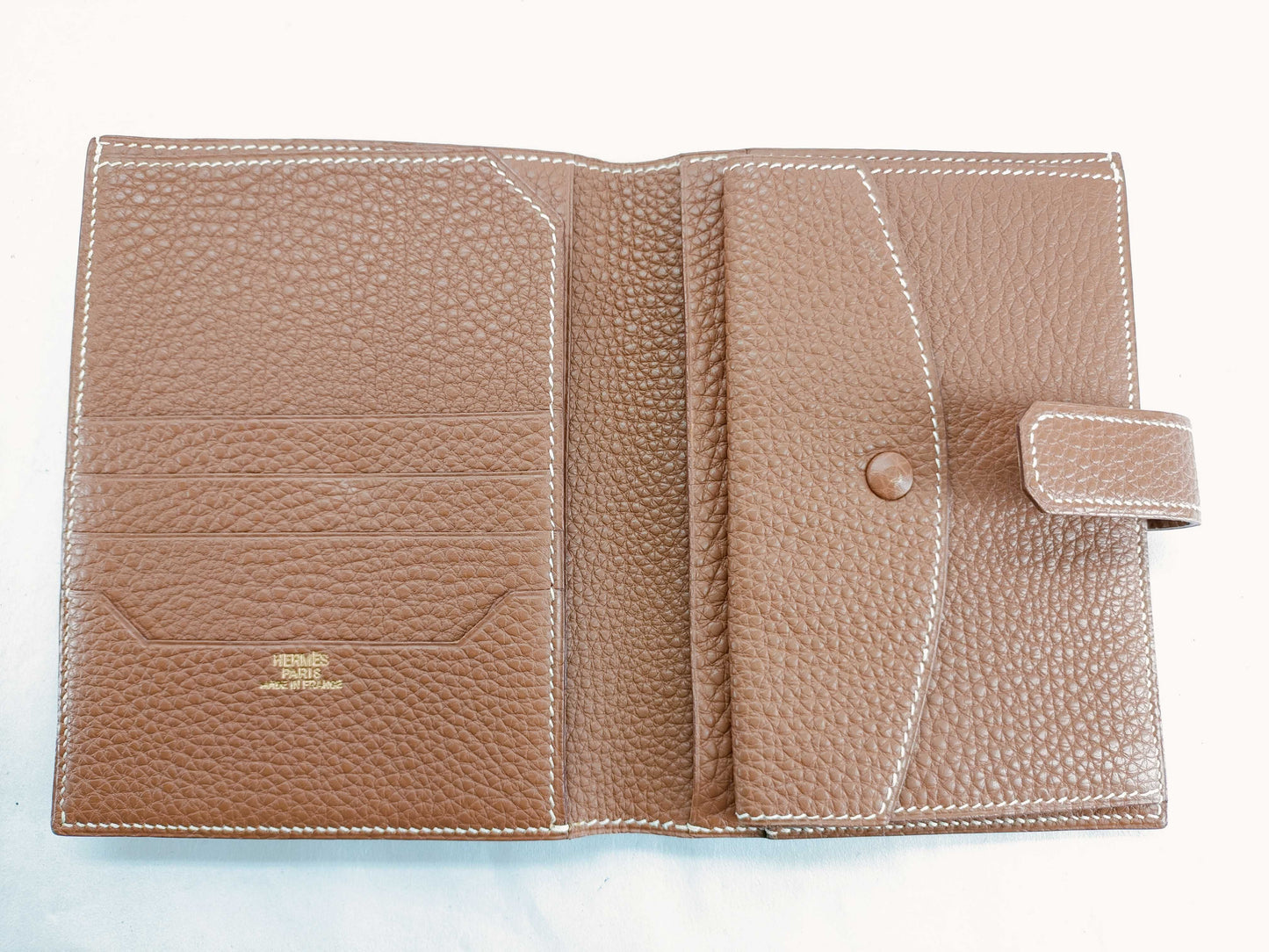 HERMES Leather Jura Wallet