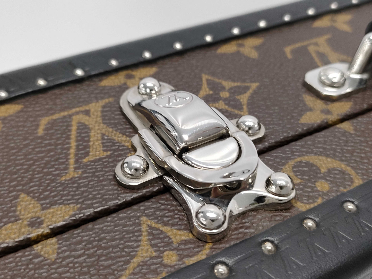 LOUIS VUITTON Monogram Macassar President Business Bag