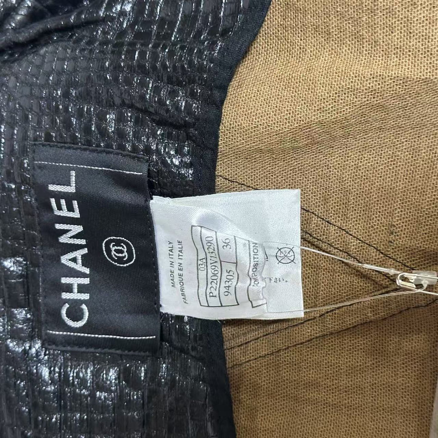 CHANEL Embossed Crocodile 36 Vest