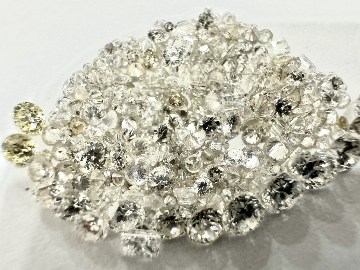 7.07ct Melee Diamonds Loose Diamond