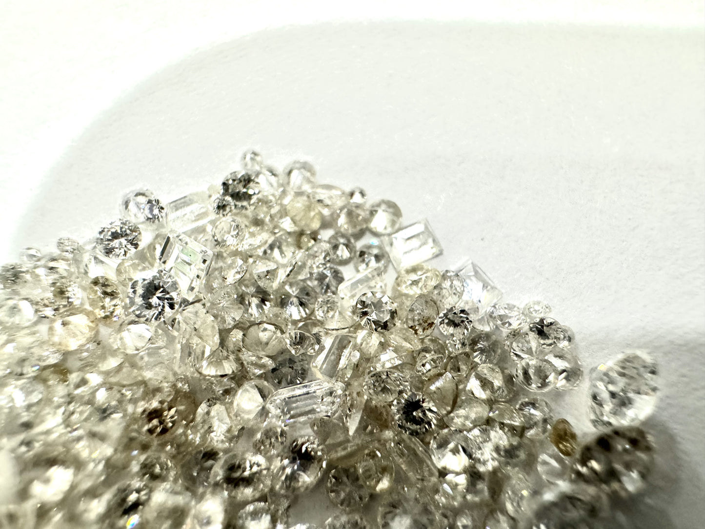 7.07ct Melee Diamonds Loose Diamond