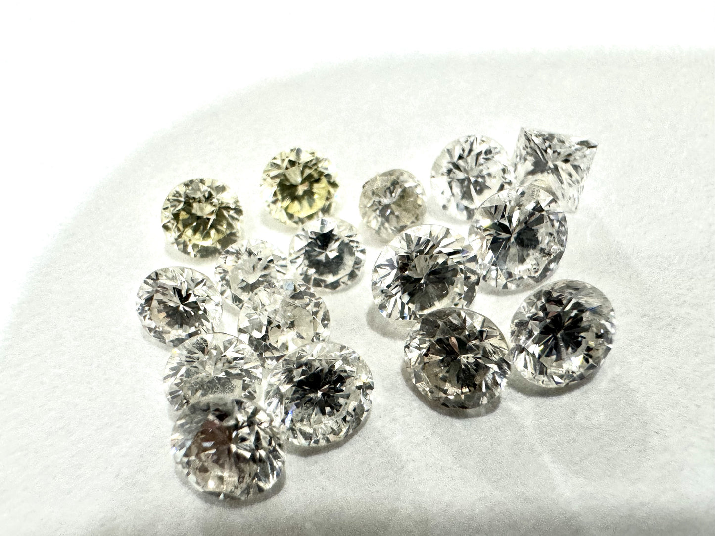 7.07ct Melee Diamonds Loose Diamond