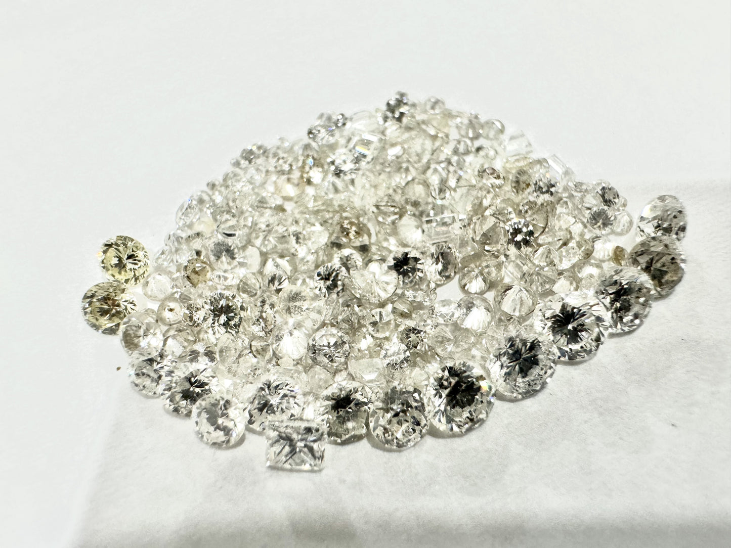 7.07ct Melee Diamonds Loose Diamond