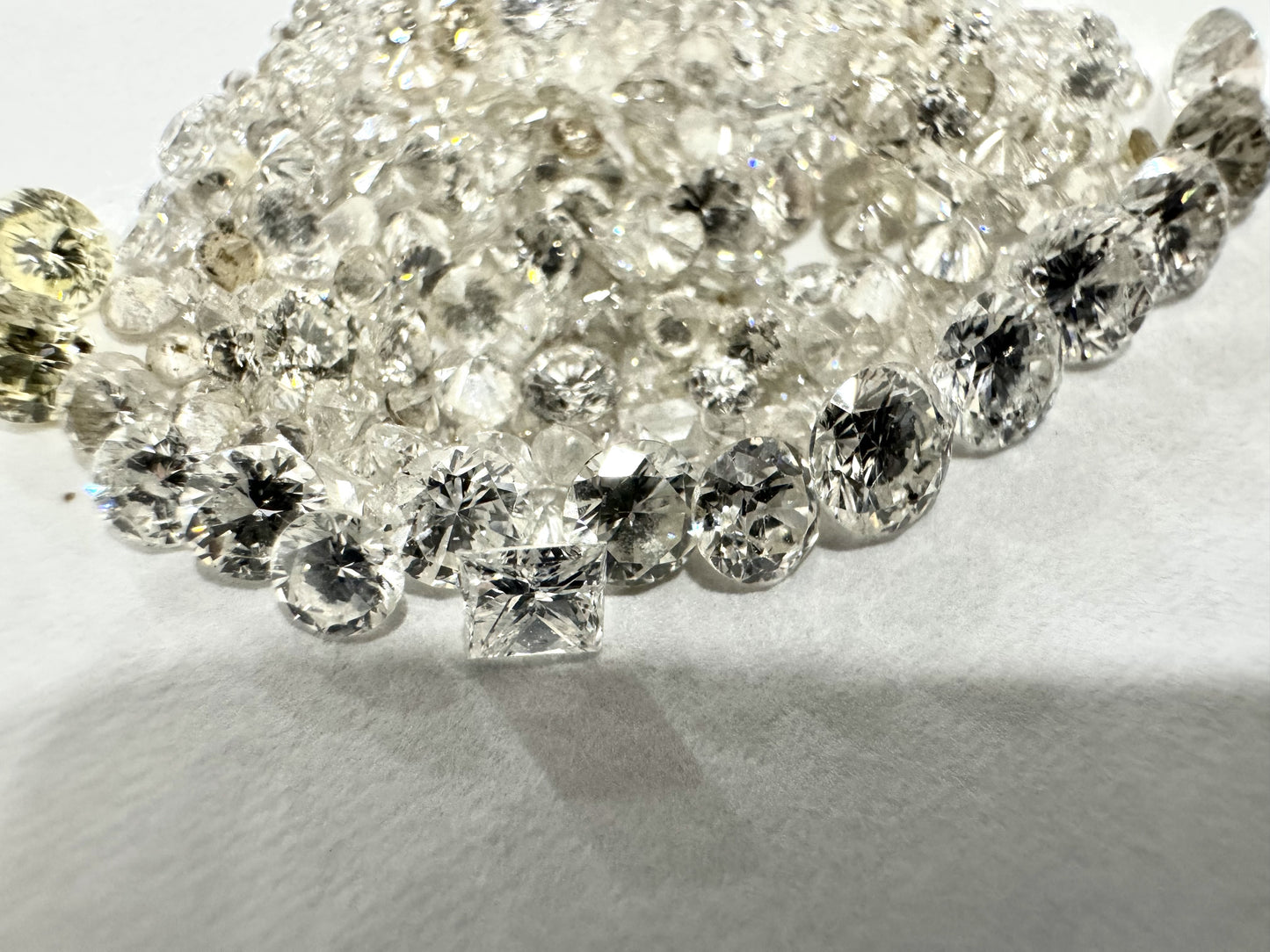 7.07ct Melee Diamonds Loose Diamond