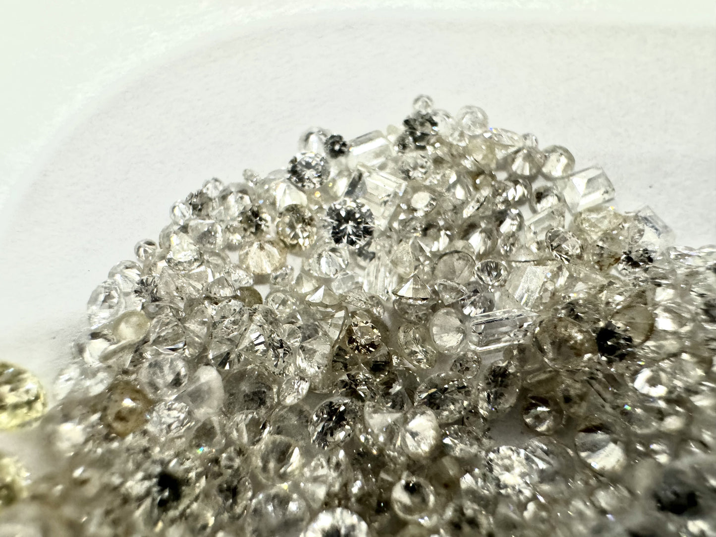 7.07ct Melee Diamonds Loose Diamond