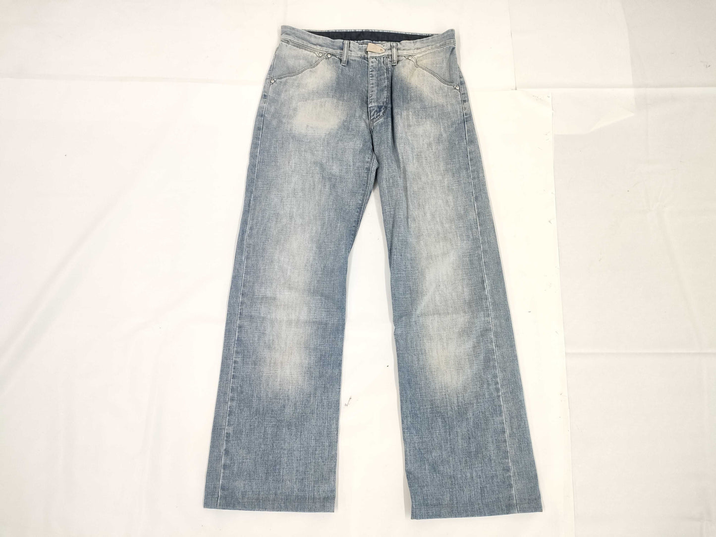LOUIS VUITTON LOUIS VUITTON Louis Vuitton Buckle Denim Jeans, Size 38, Pants