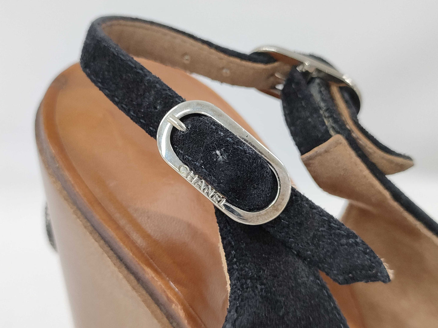 CHANEL CHANEL Coco Mark Medal Sandals Size 23cm