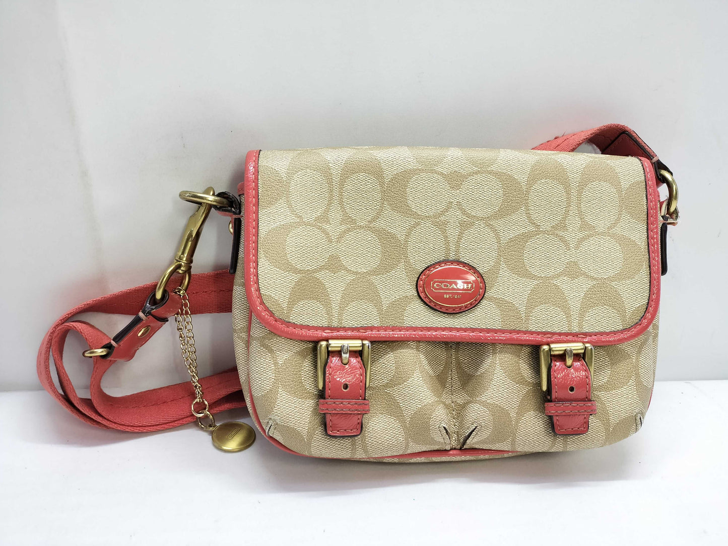 COACH Signature Coach Bag x 1 Shoulder Bag