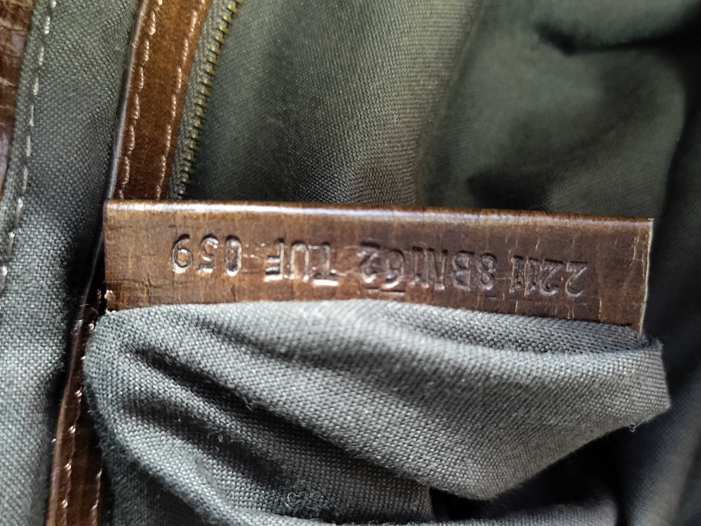 FENDI Fendi Harako Python Tote Bag
